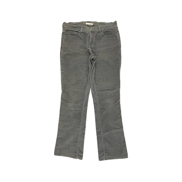 Levi's 515 Bootcut Women's size 10 Gray Corduroy Pants - Picture 1 of 3